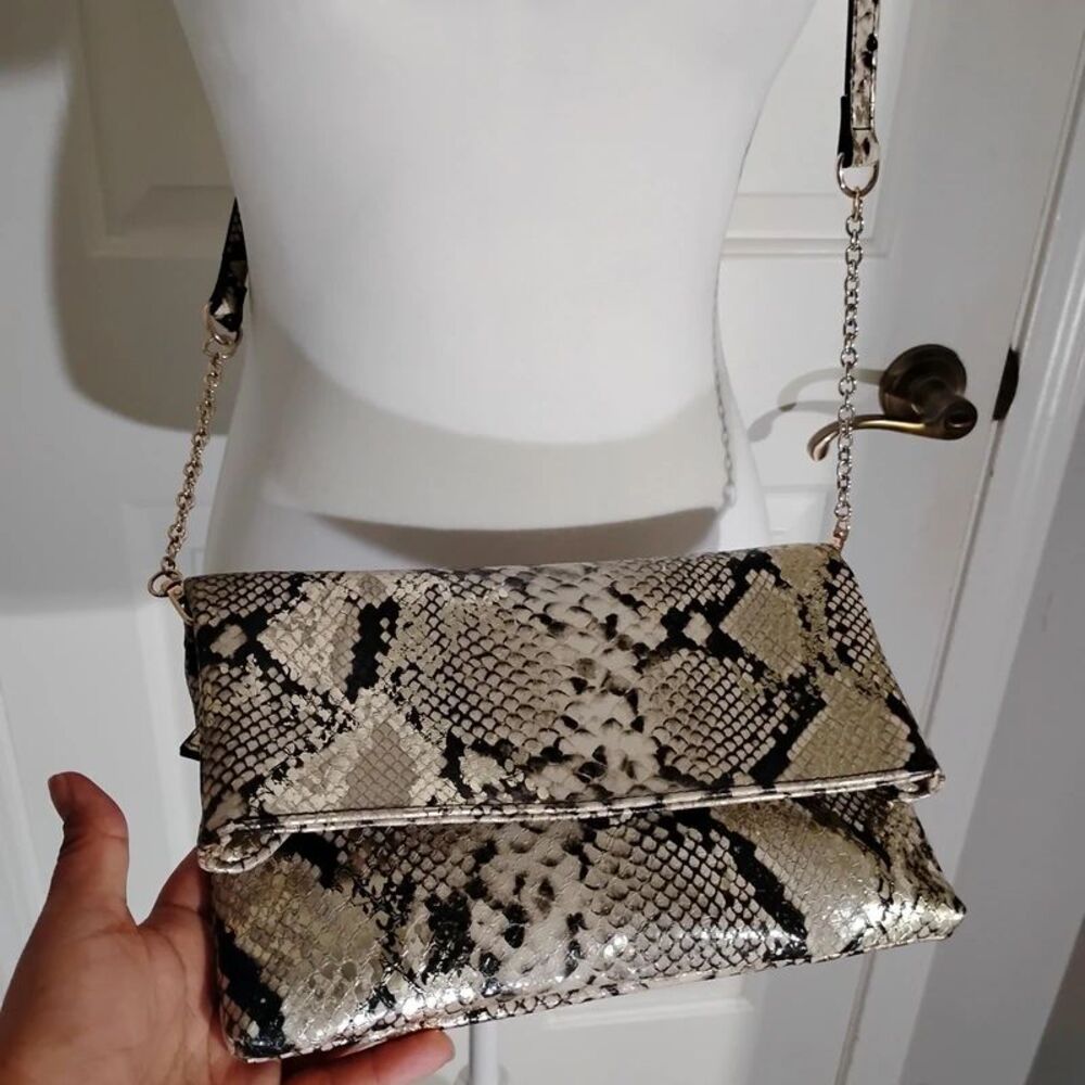 Beautiful snakeskin handbag